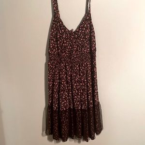 Torrid size 00 floral spaghetti strap dress